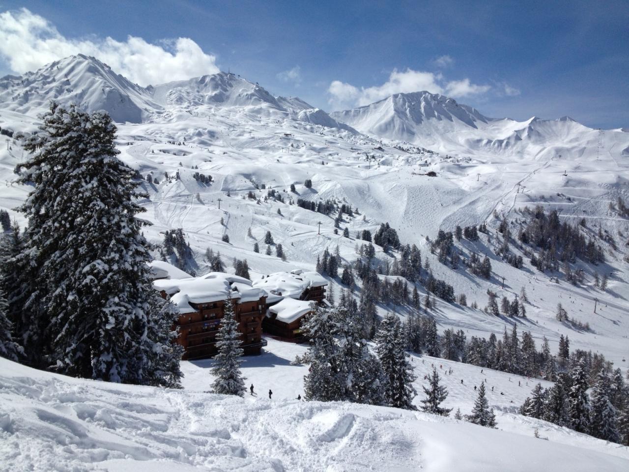 belle plagne en mars